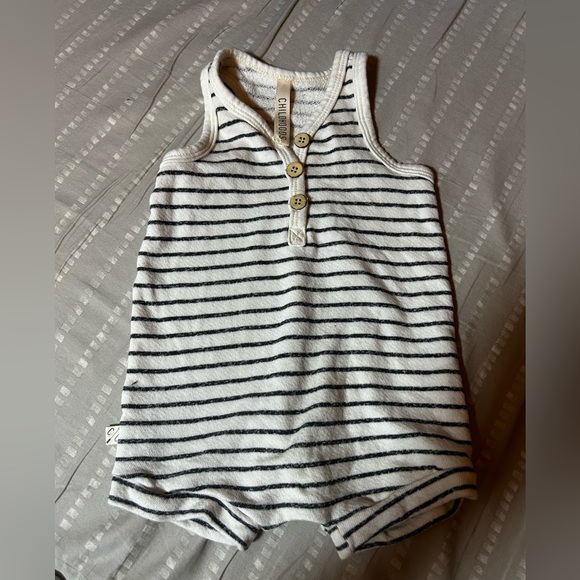 childhoods Other - Childhoods Clothing Short Tank Romper Striped Terry